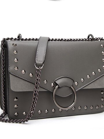 Lifestyle foto Šedá vybíjená kabelka Charlie